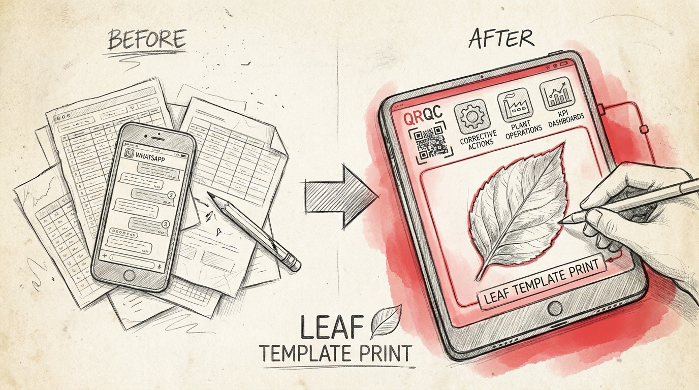 Leaf Template Print: Free Downloadable Quality Control Sheet